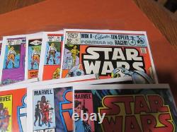 STAR WARS COMICS (MARVEL) 18 issues, higher grade, bagged & boarded STAR WARS COMICS (MARVEL) 18 issues, higher grade, bagged & boarded