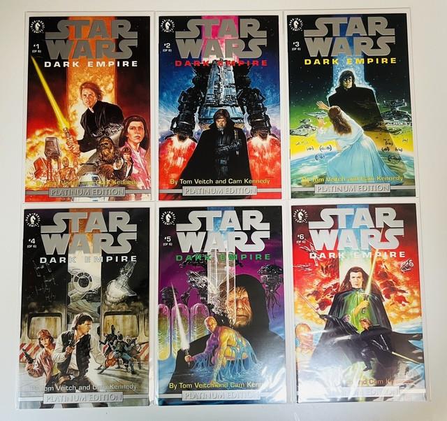 Star Wars Dark Empire Platinum #1-6 Limited To 4000 Dark Horse Comics Mint