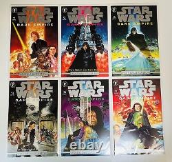 STAR WARS DARK EMPIRE PLATINUM #1-6 LIMITED TO 4000 DARK HORSE COMICS Mint STAR WARS DARK EMPIRE PLATINUM #1-6 LIMITED TO 4000 DARK HORSE COMICS Mint