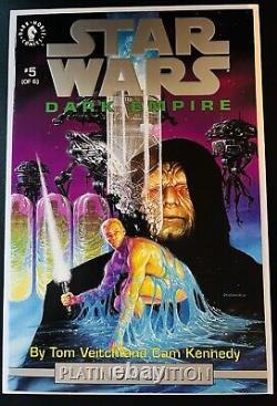 STAR WARS DARK EMPIRE PLATINUM #1-6 LIMITED TO 4000 DARK HORSE COMICS Mint STAR WARS DARK EMPIRE PLATINUM #1-6 LIMITED TO 4000 DARK HORSE COMICS Mint