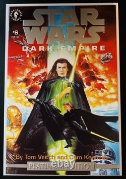 STAR WARS DARK EMPIRE PLATINUM #1-6 LIMITED TO 4000 DARK HORSE COMICS Mint STAR WARS DARK EMPIRE PLATINUM #1-6 LIMITED TO 4000 DARK HORSE COMICS Mint