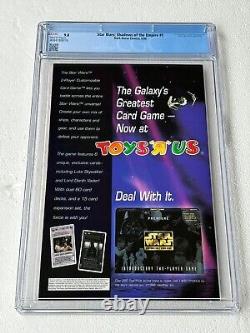 STAR WARS DARK HORSE COMICS 1996 Shadows Of The Empire # 1 CGC 9.8 NM/M STAR WARS DARK HORSE COMICS 1996 Shadows Of The Empire # 1 CGC 9.8 NM/M