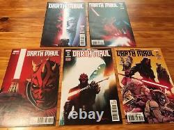 STAR WARS DARTH MAUL #1, 2, 3, 4 & 5 Lot (1ST APPEARANCE CAD BANE) MARVEL 2017