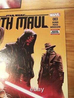 STAR WARS DARTH MAUL #1, 2, 3, 4 & 5 Lot (1ST APPEARANCE CAD BANE) MARVEL 2017