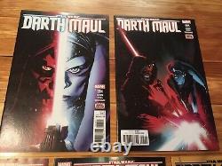 STAR WARS DARTH MAUL #1, 2, 3, 4 & 5 Lot (1ST APPEARANCE CAD BANE) MARVEL 2017