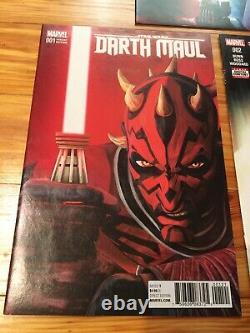 STAR WARS DARTH MAUL #1, 2, 3, 4 & 5 Lot (1ST APPEARANCE CAD BANE) MARVEL 2017