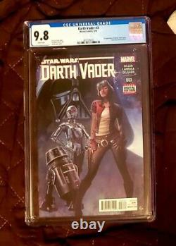 STAR WARS DARTH VADER #3 CGC 9.8 NM 1st Print 1st DOCTOR APHRA Triple Zero. BT-1