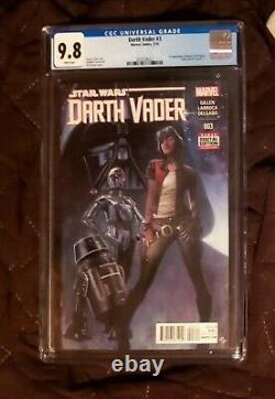 STAR WARS DARTH VADER #3 CGC 9.8 NM 1st Print 1st DOCTOR APHRA Triple Zero. BT-1