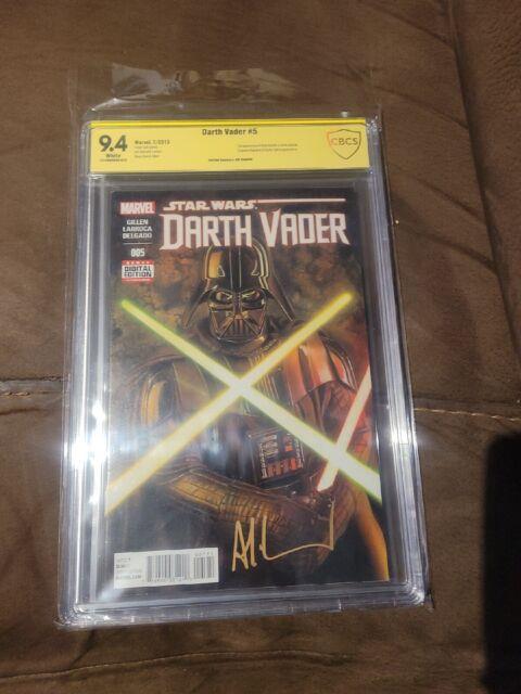 Star Wars Darth Vader #5 Comic Graded And Autographed By Adi Granov