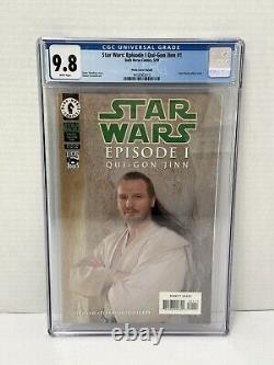 STAR WARS EPISODE I QUI-GON JINN #1 CGC 9.8 1999 photo cover variant STAR WARS EPISODE I QUI-GON JINN #1 CGC 9.8 1999 photo cover variant