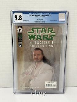 STAR WARS EPISODE I QUI-GON JINN #1 CGC 9.8 1999 photo cover variant STAR WARS EPISODE I QUI-GON JINN #1 CGC 9.8 1999 photo cover variant