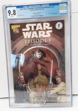 STAR WARS EPISODE I THE PHANTOM MENACE 1/2 CGC 9.8 Wizard Dark Horse 1999