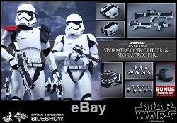 Star Wars Force Awakens Stormtrooper Officer 1/6 Scale Figure Set Hot Toys