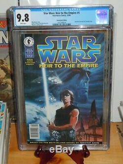 STAR WARS HEIR TO THE EMPIRE #1 CGC 9.8 NEWSSTAND 1995 T. Zahn Dark Horse Comics