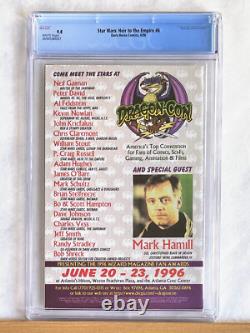 STAR WARS HEIR TO THE EMPIRE #6 CGC 9.8 NM/MT 1996 Dark Horse, Thrawn app