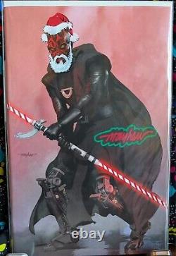 STAR WARS HIDDEN EMPIRE #1 Mike Mayhew Variant SANTA REMARQUE Signed WithCOA STAR WARS HIDDEN EMPIRE #1 Mike Mayhew Variant SANTA REMARQUE Signed WithCOA
