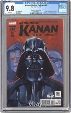 STAR WARS KANAN (2015 MARVEL) #1BAM! CGC 9.8 WithP? 1st App Of KANAN JARRUS + MORE