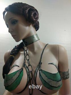 STAR WARS LIFE SIZE Carrie Fisher SLAVE Princess Leia Jedi Super SEXY STATUE WOW