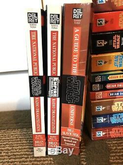 STAR WARS Lot 41 PRE-LEGENDS BOOKS Han Solo X-Wing Thrawn Essential Guides Comic