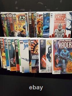 STAR WARS Lot, Marvel/Dark Horse Comics, Full Short Box, 168 Issues