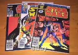 STAR WARS Marvel 1-107+Ewoks, Annuals, Showcase, &ROTJ Vendor Copies 130 Comics