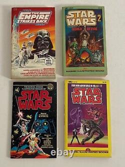 STAR WARS Marvel Illustrated Books Paperback Movie Del Rey + Empire + #1 #2 Lot