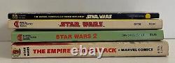 STAR WARS Marvel Illustrated Books Paperback Movie Del Rey + Empire + #1 #2 Lot