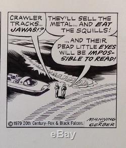 STAR WARS Original Comic Strip Art Russ Manning 1979