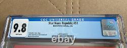 STAR WARS REPUBLIC #51 CGC 9.8 1st DURGE, 2nd ASAJJ VENTRESS, NEWSSTAND RARE