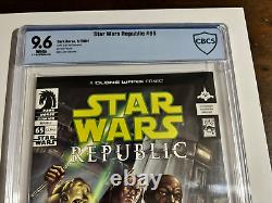 STAR WARS REPUBLIC #65 CBCS 9.6 WHITE 1st BARRISS OFFEE, LUMINARA UNDULI & BLY