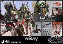 Star Wars Return Of Jedi Boba Fett 1/6 Scale Hot Toys Sideshow Deluxe Version