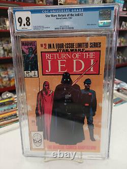 STAR WARS RETURN of the JEDI #2 (Marvel) CGC Graded 9.8 White Pages