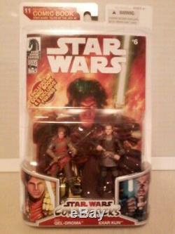 STAR WARS TALES OF THE JEDI #6 COMIC PACK #11 WithQEL-DROMA & EXAR KUN FIGURES MOC
