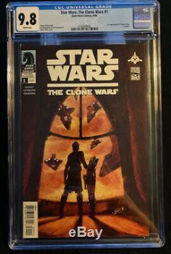 STAR WARS THE CLONE WARS #1 CGC 9.8 1st APPEARANCE OF AHOSKA TANO MANDALORIAN