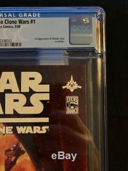 STAR WARS THE CLONE WARS #1 CGC 9.8 1st APPEARANCE OF AHOSKA TANO MANDALORIAN