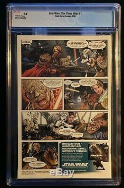 STAR WARS THE CLONE WARS #1 CGC 9.8 1st APPEARANCE OF AHOSKA TANO MANDALORIAN