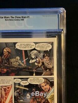 STAR WARS THE CLONE WARS #1 CGC 9.8 1st APPEARANCE OF AHOSKA TANO MANDALORIAN