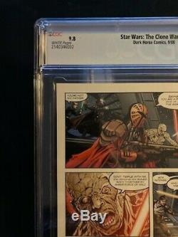 STAR WARS THE CLONE WARS #1 CGC 9.8 1st APPEARANCE OF AHOSKA TANO MANDALORIAN