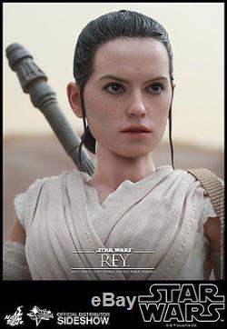Star Wars The Force Awakens Rey 1/6 Scale Figure Hot Toys Sideshow Brand New