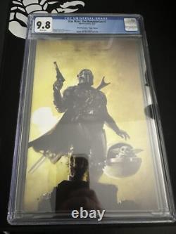 STAR WARS THE MANDALORIAN #1 CLAYTON CRAIN EXCLUSIVE 9.8 X2 Lot Vigrin + TD