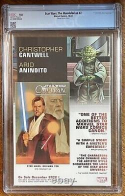 STAR WARS THE MANDALORIAN #2 CGC 9.8 150 Cheung Variant Baby Yoda Grogu Child