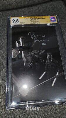 STAR WARS THE MANDALORIAN #5 CGC SS signed by Rosario Dawson B&W VIRGIN LTD. 700