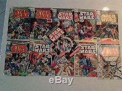 STAR WARS comics lot (11) including Issues 1 and 2