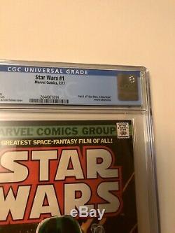 STAR WARS number 1 COMIC BOOK 1977 First Print CGC WHITE PAGES 9.2. Just Came
