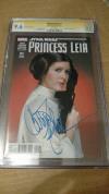 Sw Princess Leia #1 (movie Variant Cover) Cgc 9.6 Signed By Carrie Fisher