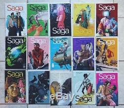 Saga 1-54 1st Print Complete Series Issue Run Set Lot Vaughan Staples Image NM