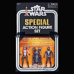Sdcc 2018 Hasbro Star Wars The Vintage Collection Doctor Aphra Comic Special Set