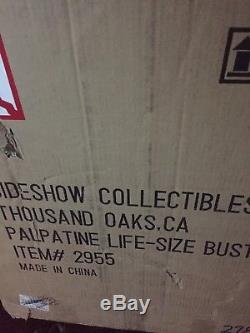 Sideshow Collectibles Star Wars Emperor Palpatine 11 Life Size Bust Lsb