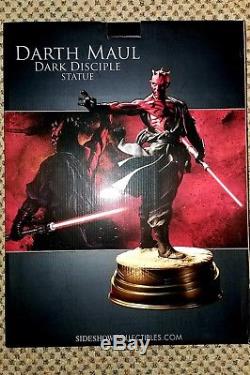 Sideshow Mythos Darth Maul Statue Exclusive Premium Star Wars with Print Not XM