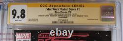 Signed Cgc Rupert Friend Grand Inquisitor Sketch Star Wars Vader Down #1 9.8